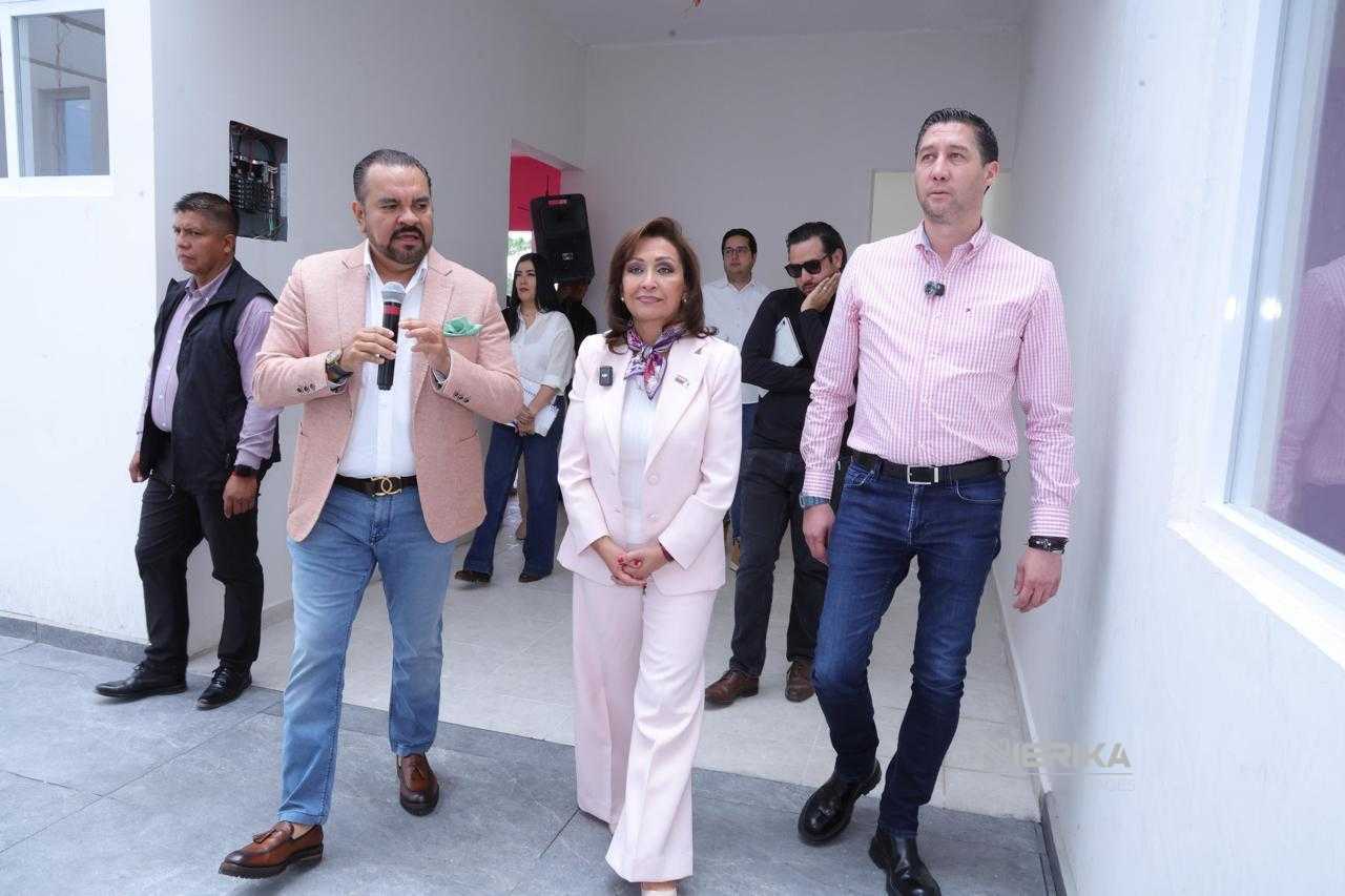 SUPERVISA GOBERNADORA LORENA CUÉLLAR AVANCE DE GUARDERÍA EMPRESARIAL DE CIUDAD INDUSTRIAL