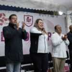 Blanca Angulo entrega rehabilitación de alumbrado público