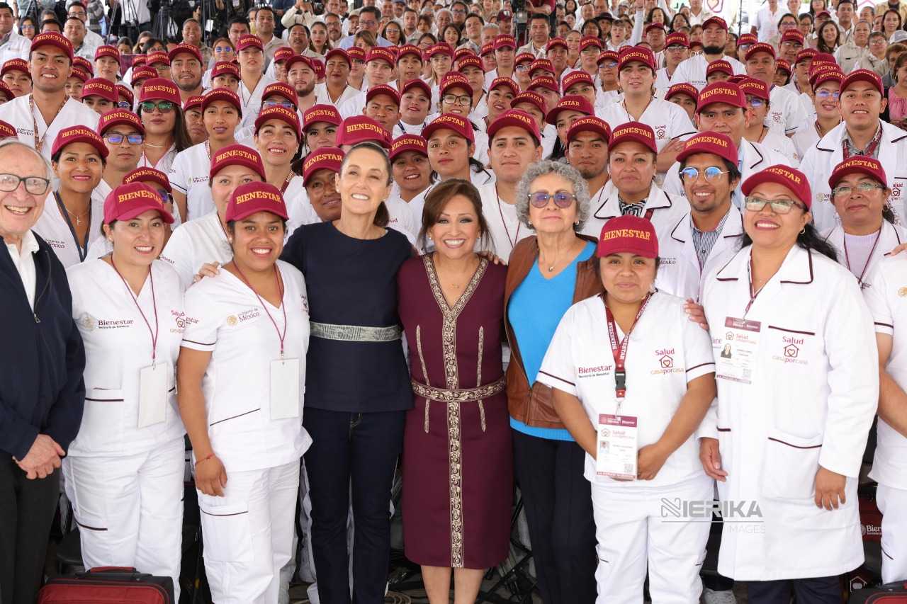 “SALUD CASA POR CASA”, PROGRAMA DE BIENESTAR Y AMOR PARA LOS ADULTOS MAYORES, COINCIDEN PRESIDENTA Y GOBERNADORA