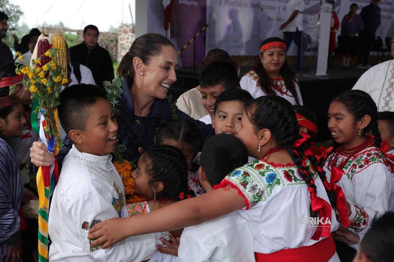 PRESIDENTA CLAUDIA SHEINBAUM REIVINDICA A PUEBLOS ORIGINARIOS DE TLAXCALA CON ENTREGA DIRECTA DE MÁS DE 38 MDP