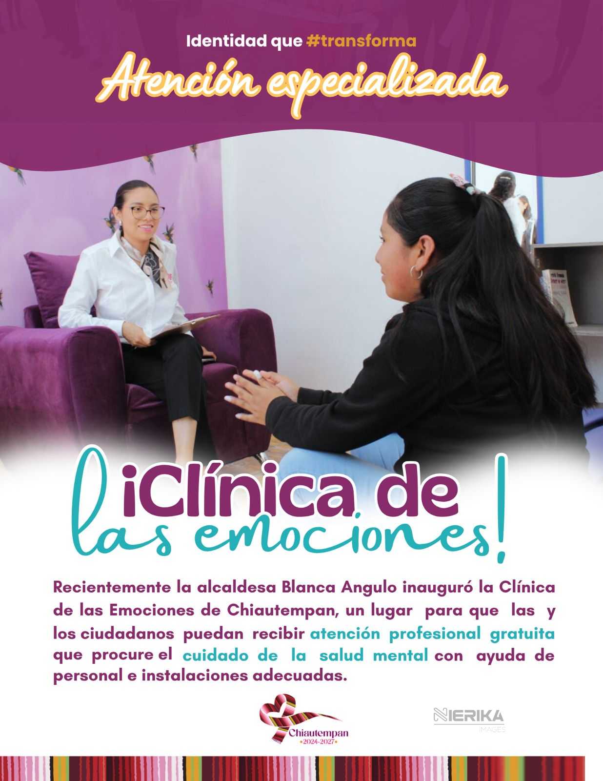 ¿Ya conoces la Clínica de las Emociones de Chiautempan?