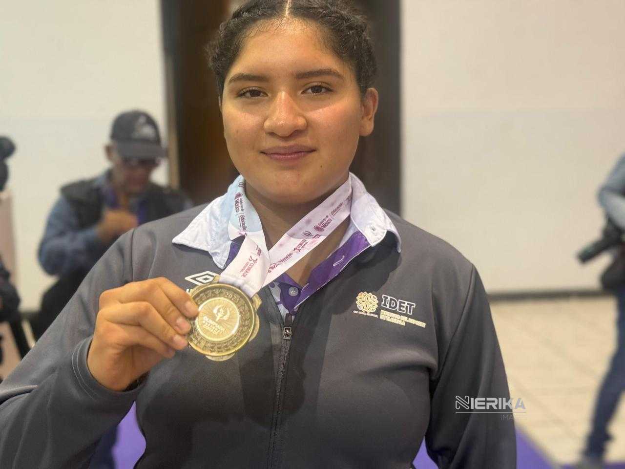 CONQUISTA NATALIA PADILLA ORO EN JUDO EN OLIMPIADA NACIONAL