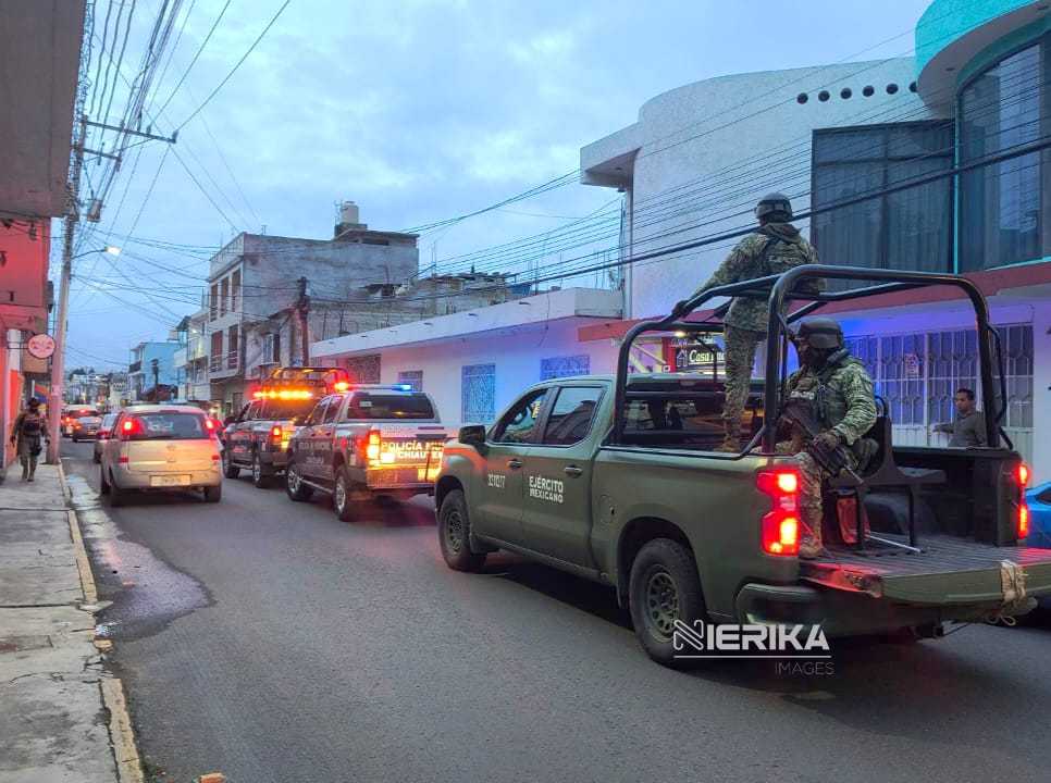 Presencia del Ejército y Guardia Nacional refuerza acciones de seguridad en Chiautempan