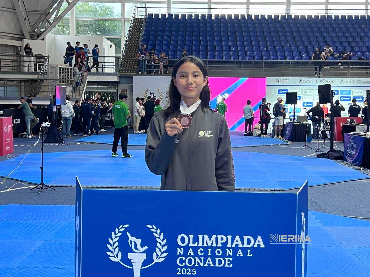 ZOÉ VALENCIA, LA MÁS JOVEN DE SU CATEGORÍA, CONQUISTA BRONCE EN TAEKWONDO