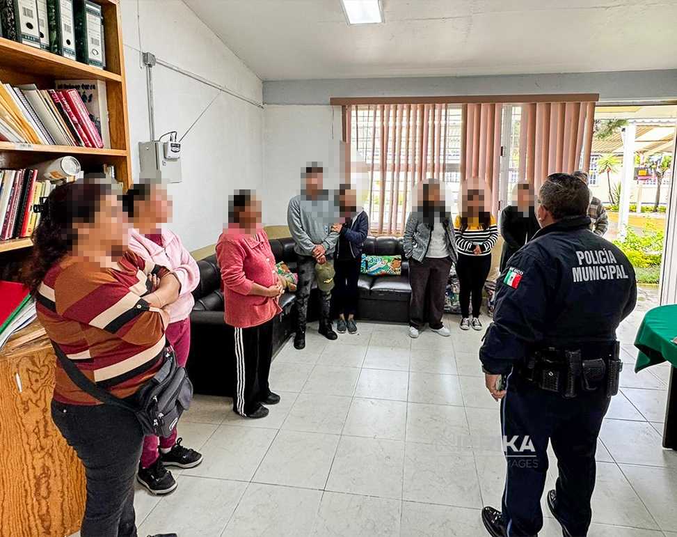 Policía de Chiautempan refuerza grupos vecinales en las comunidades