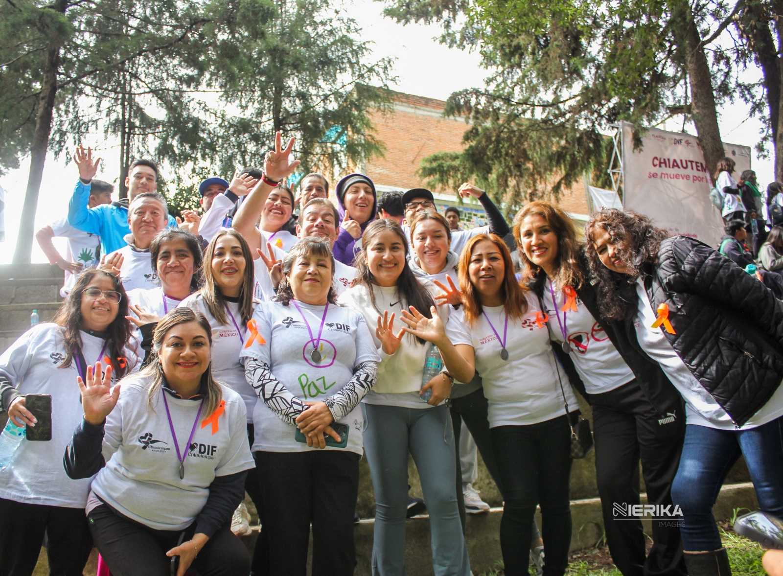 Por un Chiautempan libre de adicciones: carrera por la salud en Tlalcuapan