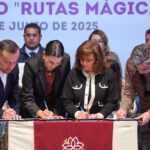 GOBERNADORA LORENA CUÉLLAR ENCABEZA LA FIRMA DE CONVENIO DEL PROGRAMA RUTAS MÁGICAS DE COLOR, QUE ESTE AÑO SE DESARROLLARÁ EN 14 MUNICIPIOS