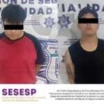 FRUSTRAN ROBO DE CAMIONETA Y ASEGURAN A DOS MASCULINOS, EN ZACATELCO