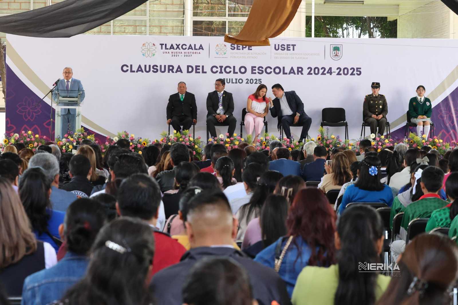 AUTORIDADES EDUCATIVAS CLAUSURAN CICLO ESCOLAR 2024–2025 CON LLAMADO A CONSOLIDAR UNA EDUCACIÓN HUMANISTA Y TRANSFORMADORA