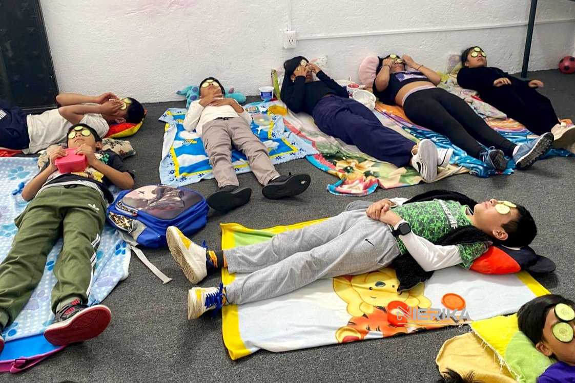 Respirar, cerrar los ojos, relajarse…