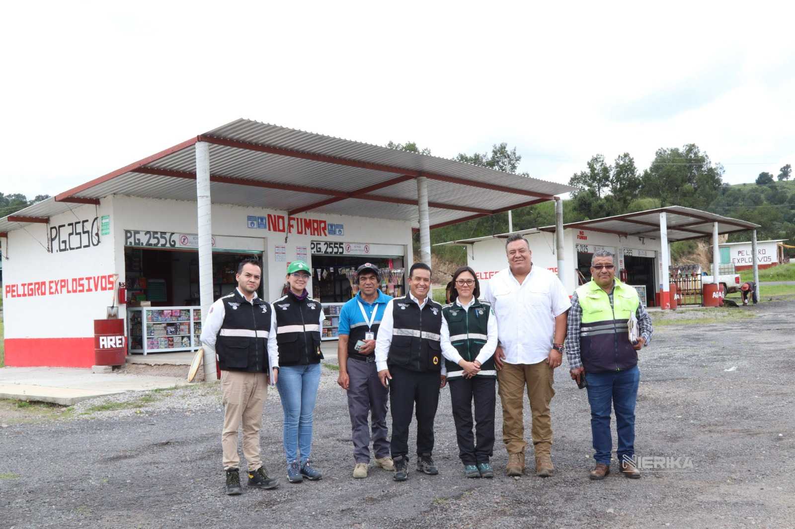 SUPERVISAN AUTORIDADES ZONAS PIROTÉCNICAS EN SANCTÓRUM PARA FORTALECER MEDIDAS DE SEGURIDAD