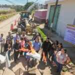 Blanca Angulo cumple compromisos de campaña y da inicio a obras en tres comunidades