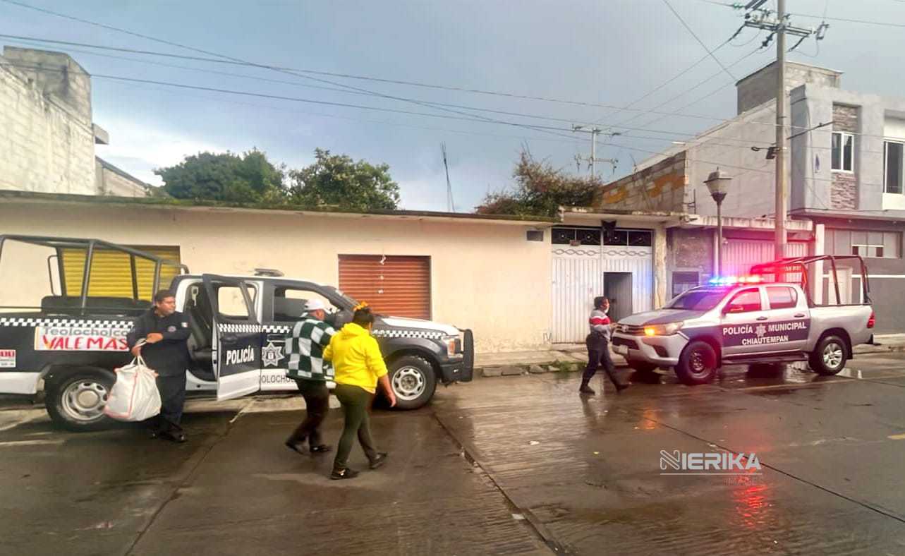 Colaboración entre policía de Chiautempan y Teolocholco permite regreso seguro de masculino a su hogar