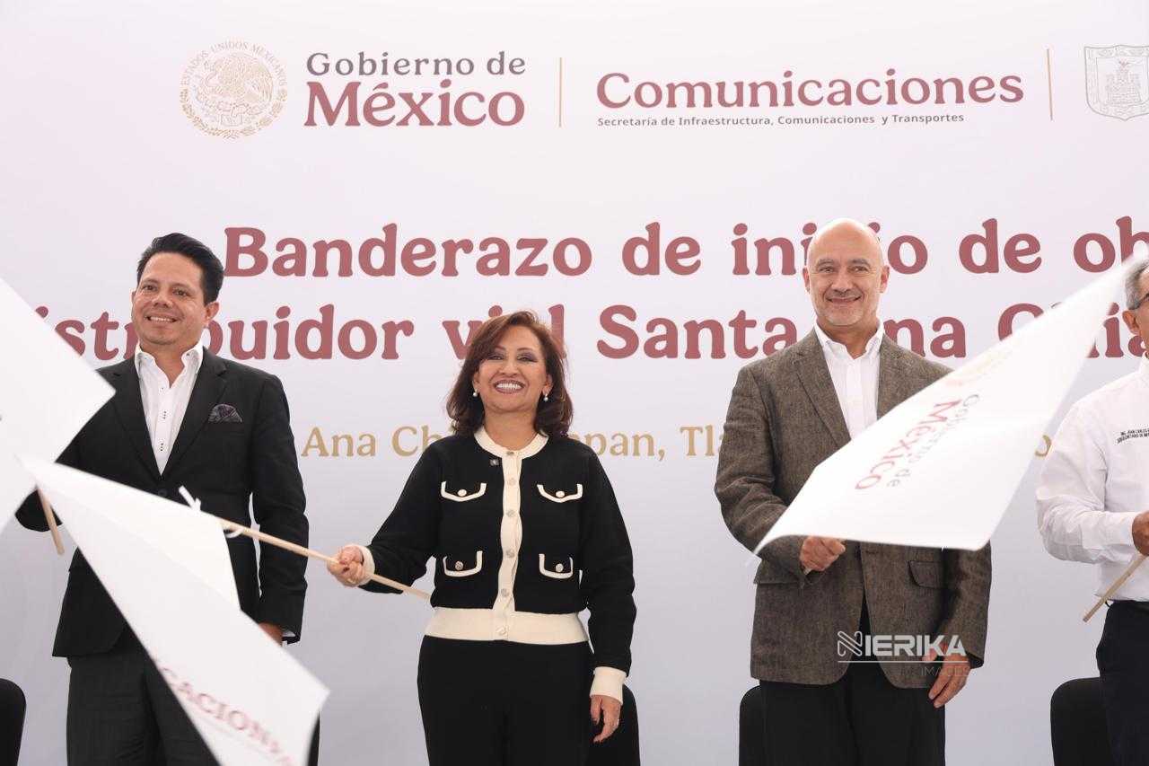 CONSTRUCCIÓN DEL DISTRIBUIDOR VIAL SANTA ANA CHIAUTEMPAN ESTARÁ LISTO EN SEPTIEMBRE DEL 2026