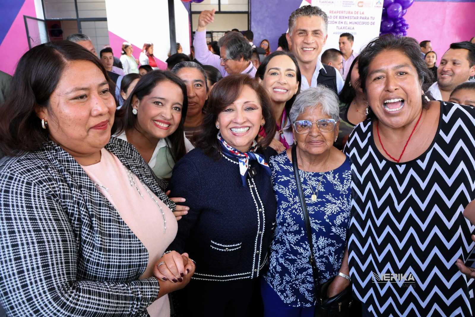 LORENA CUÉLLAR DESTACA QUE TLAXCALA HA LOGRADO LA REDUCCIÓN DE POBREZA MÁS SIGNIFICATIVA EN 40 AÑOS