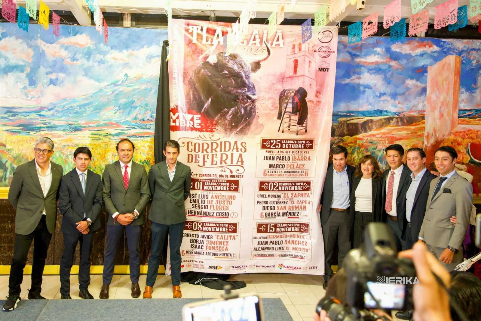 PRESENTAN CARTEL TAURINO DE “TLAXCALA, LA FERIA DE FERIAS 2025”