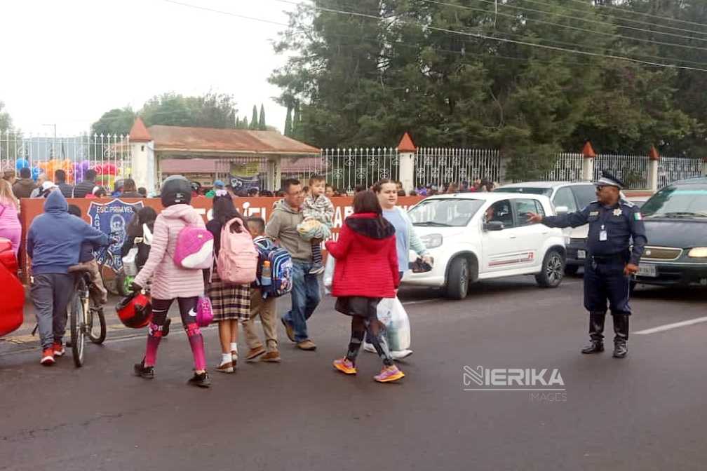Policía de Chiautempan fortalece seguridad vial en regreso a clases