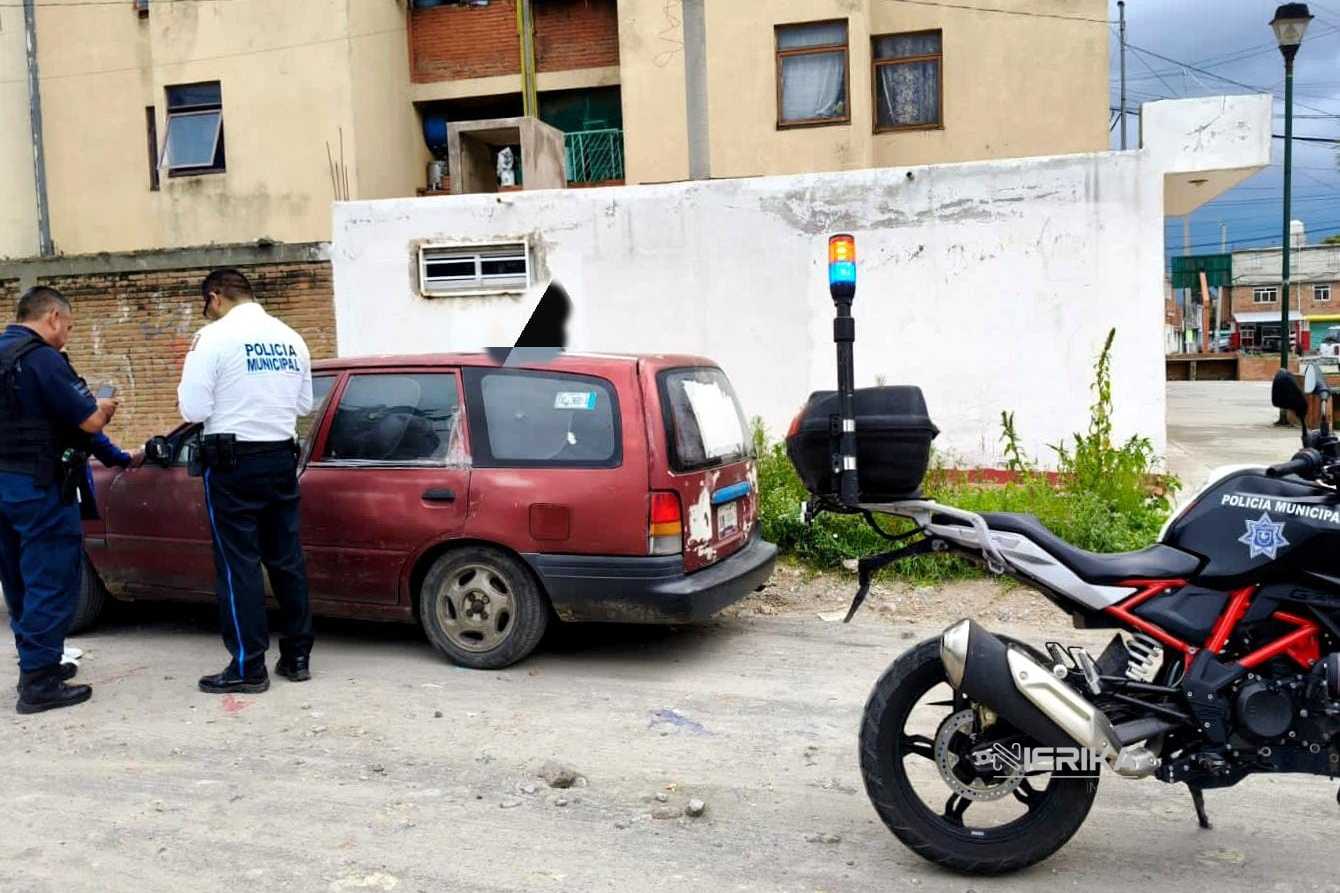 Policía de Chiautempan recupera vehículo robado en minutos