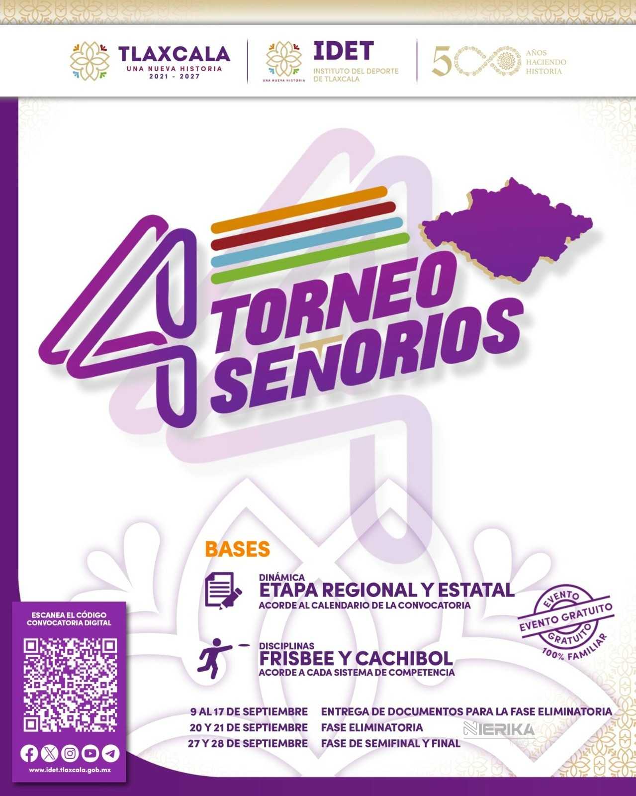 IDET INVITA A PARTICIPAR EN EL “TORNEO IV SEÑORÍOS” DE FRISBEE Y CACHIBOL