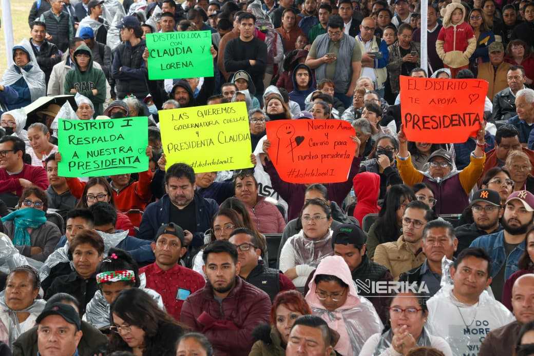 TLAXCALTECAS REFRENDAN RESPALDO A LA PRESIDENTA DE MÉXICO, CLAUDIA SHEINBAUM, A UN AÑO DE SU GOBIERNO