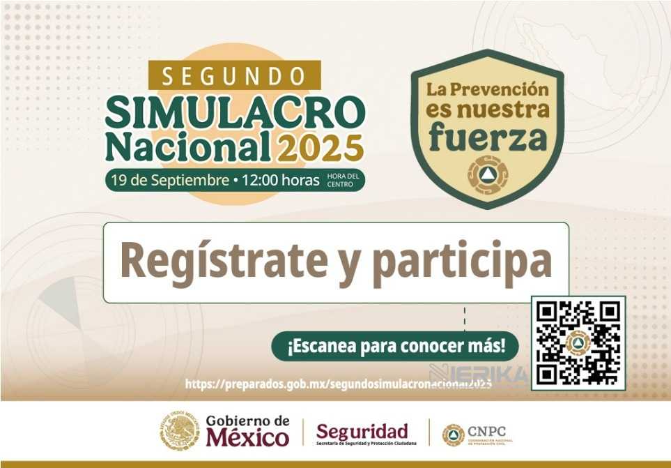 TLAXCALA, LISTA PARA EL SIMULACRO NACIONAL 2025