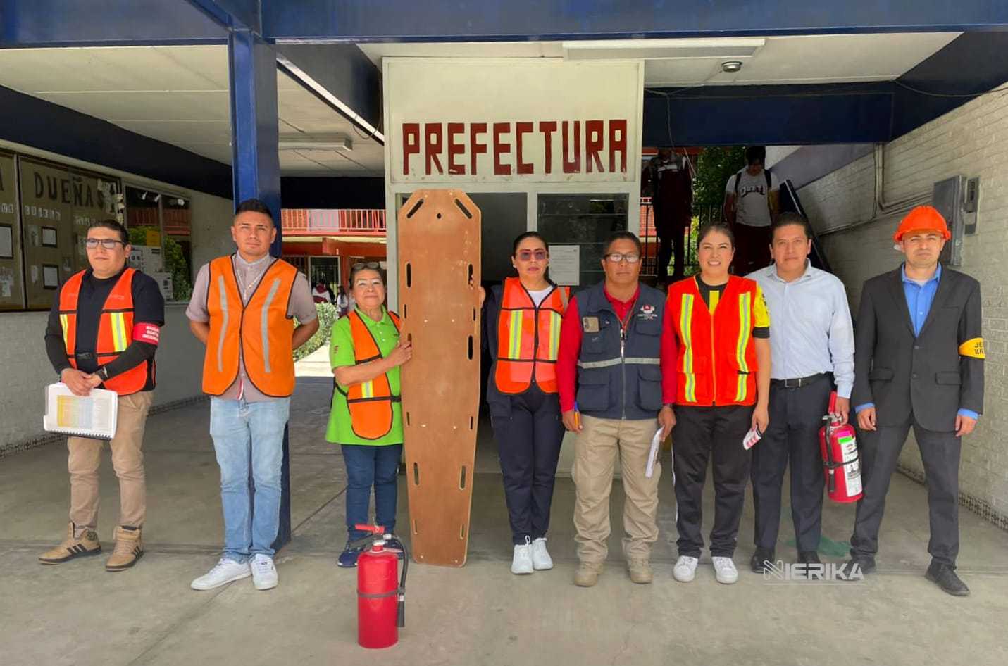 Chiautempan participa activamente en el Simulacro Nacional 2025