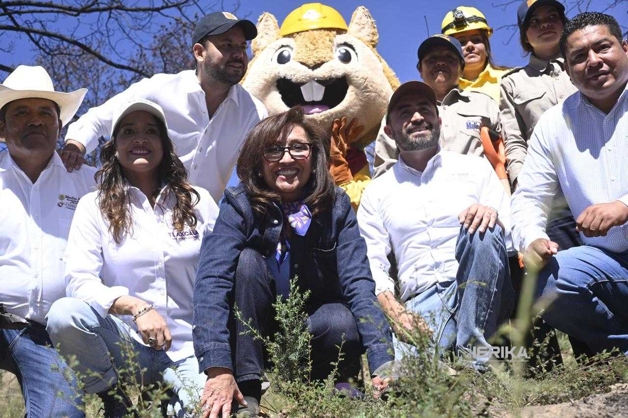INICIA GOBERNADORA JORNADA “REFORESTEMOS JUNTOS ATLTZAYANCA”