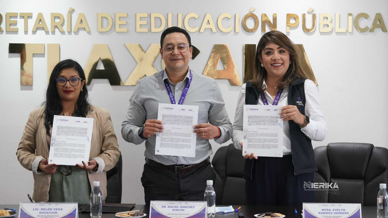 SEPE-USET Y SIPINNA ACUERDAN ACCIONES PARA CONSOLIDAR ENTORNOS EDUCATIVOS SEGUROS EN TLAXCALA