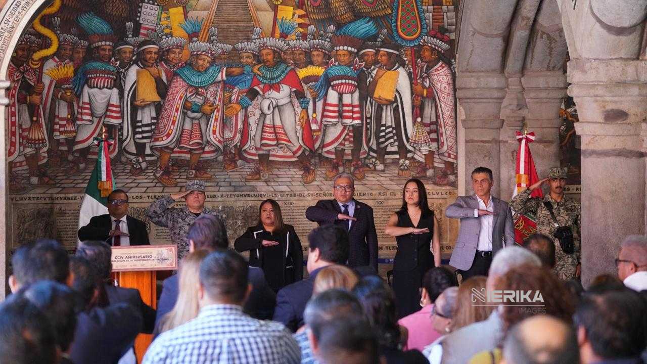 AUTORIDADES CONMEMORAN EL CCIV ANIVERSARIO DE LA CONSUMACIÓN DE LA INDEPENDENCIA