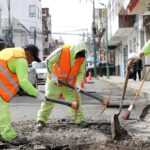 Continúan las jornadas de bacheo en Chiautempan