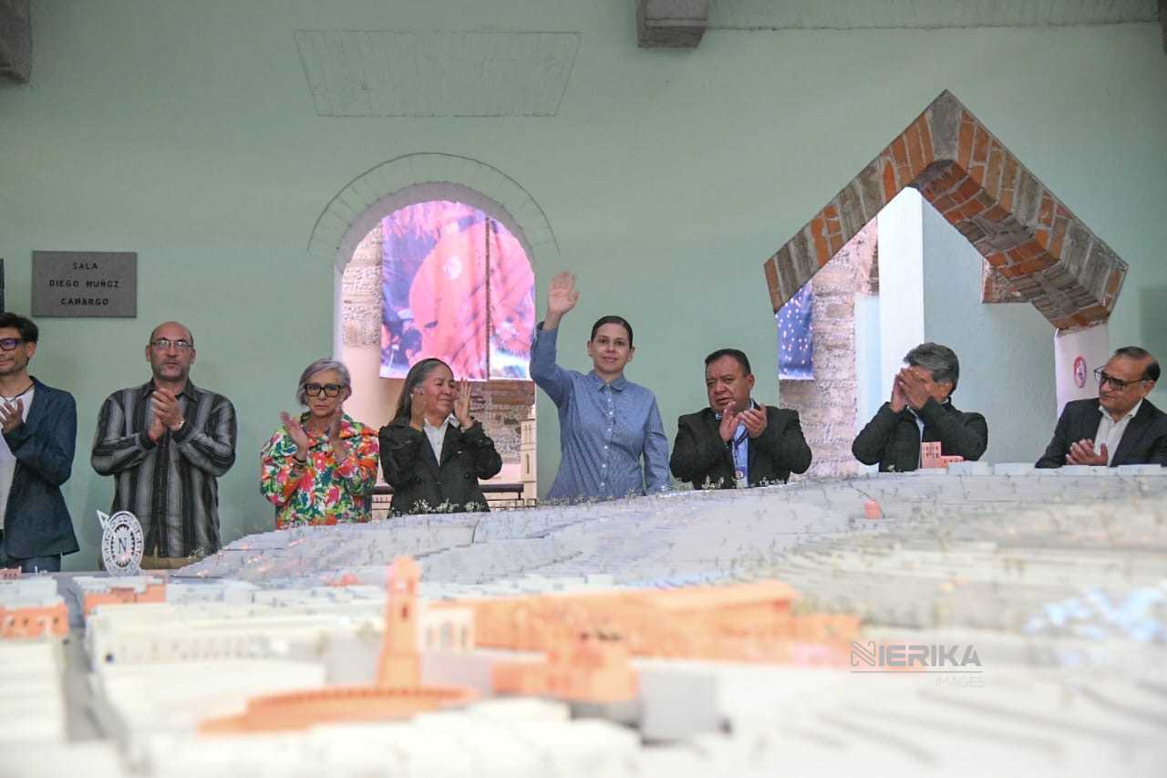 EN EL MUSEO DE LA MEMORIA, PRESENTAN LA “MAQUETA DE LA CIUDAD DE TLAXCALA: TESTIMONIO DEL SIGLO XXI”