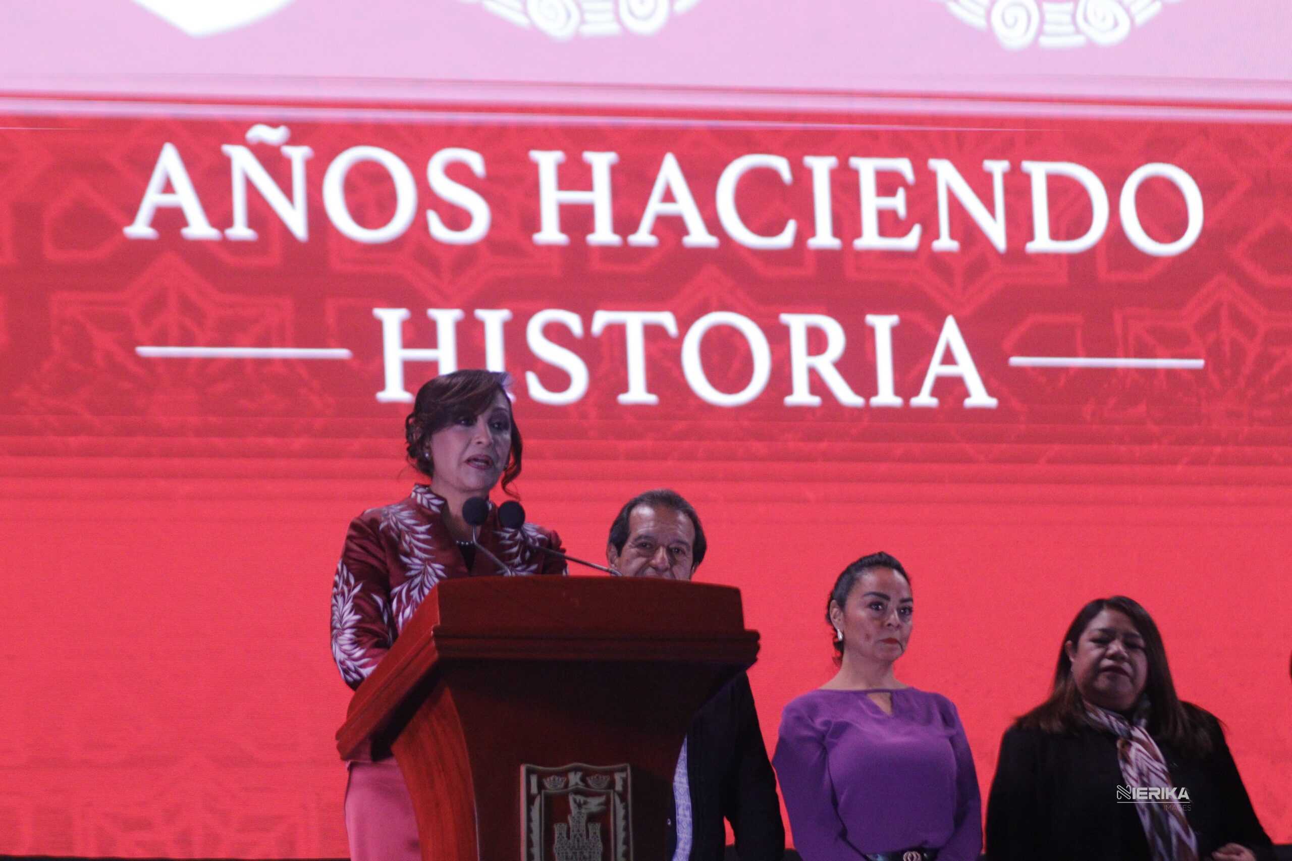 “TLAXCALA TRANSFORMÓ LA HISTORIA”: LORENA CUÉLLAR REIVINDICA EL LEGADO DE UN PUEBLO QUE DIO ORIGEN A MÉXICO