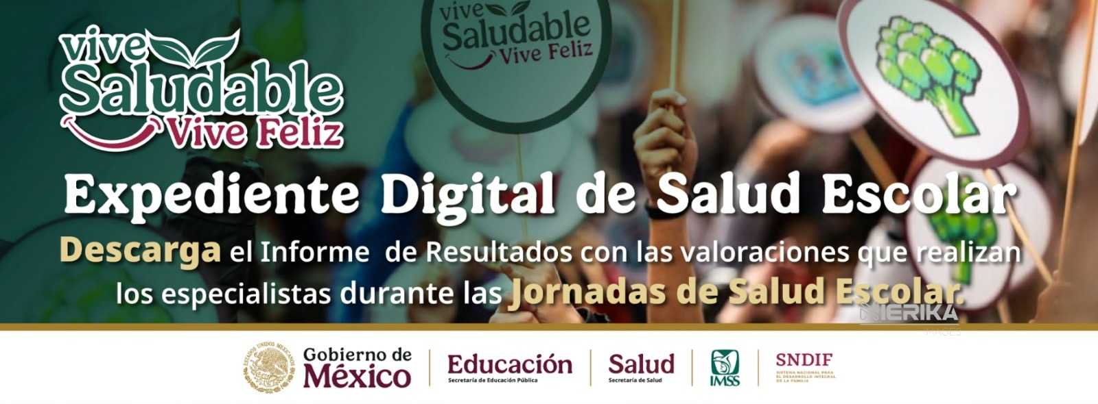 LLAMAN A MADRES Y PADRES DE FAMILIA A CONSULTAR DIAGNÓSTICOS DE SALUD DEL PROGRAMA “VIVE SALUDABLE, VIVE FELIZ”