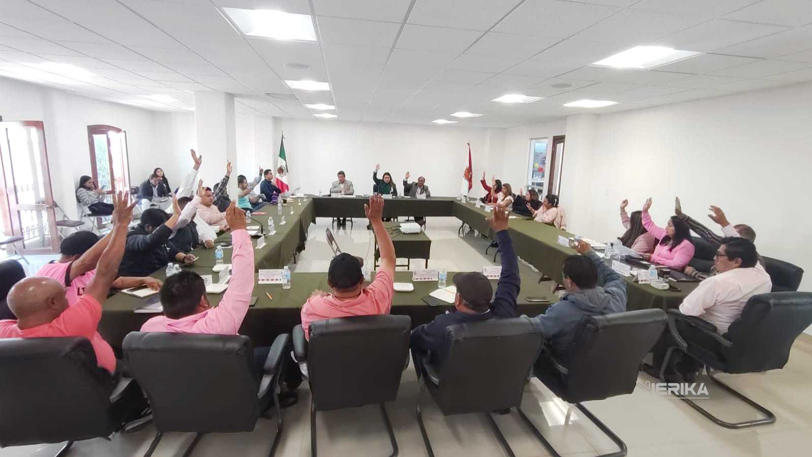 Cabildo de Chiautempan autoriza la donación de terreno a la población de Texcacoac
