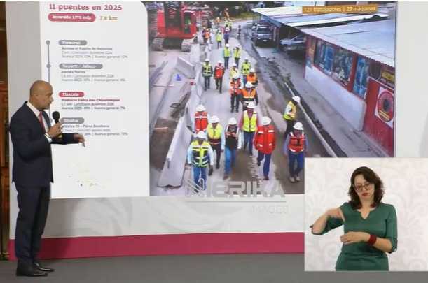 PRESENTA SECRETARÍA DE INFRAESTRUCTURA AVANCE EN OBRAS ESTRATÉGICAS