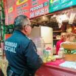 Policía de Chiautempan realiza acciones de proximidad social en el Mercado Hidalgo