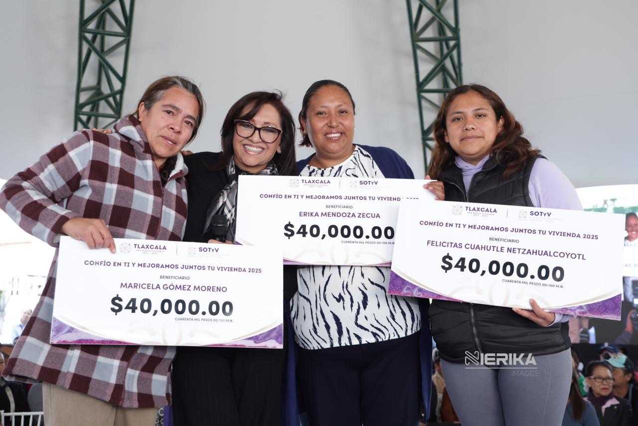 PROGRAMA “CONFÍO EN TI Y JUNTOS MEJORAMOS TU VIVIENDA” TRANSFORMA 200 HOGARES TLAXCALTECAS Y REFUERZA CONFIANZA CIUDADANA