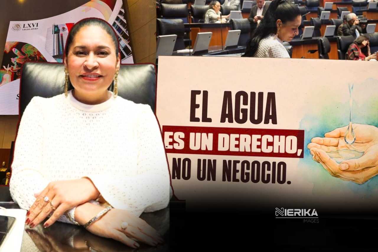 La nueva Ley de Aguas pone fin al acaparamiento del agua, asevera Ana Lilia Rivera