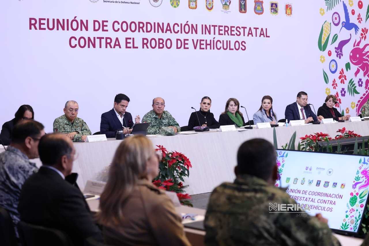 TLAXCALA REDUCE MÁS DE 50% EL ROBO DE VEHÍCULOS Y REFUERZA COORDINACIÓN INTERESTATAL
