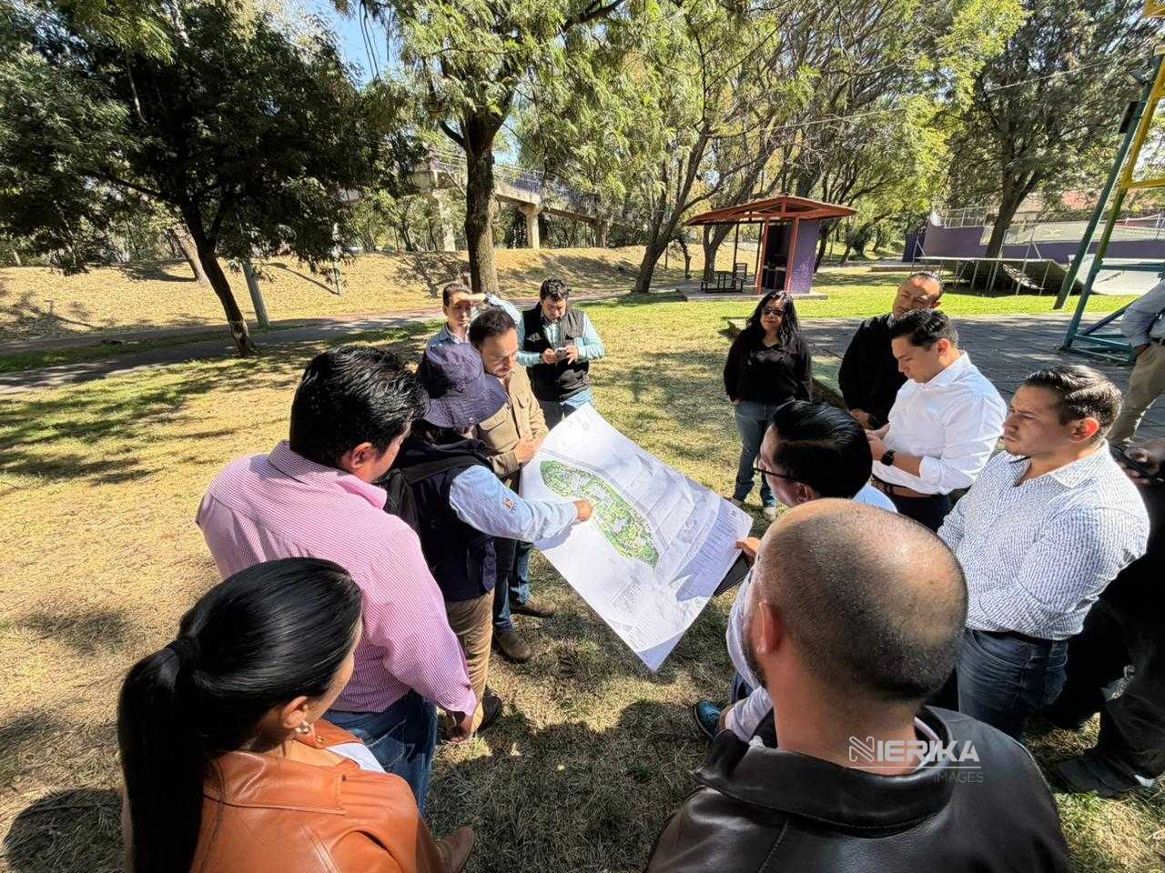 RECORREN TÉCNICOS DE LA COMISIÓN NACIONAL DE ÁREAS NATURALES PROTEGIDAS EL PARQUE DE LA JUVENTUD
