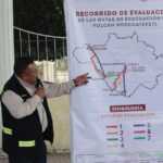 REFUERZAN GOBIERNOS ESTATAL Y FEDERAL REVISIÓN DE RUTAS DE EVACUACIÓN DEL VOLCÁN POPOCATÉPETL