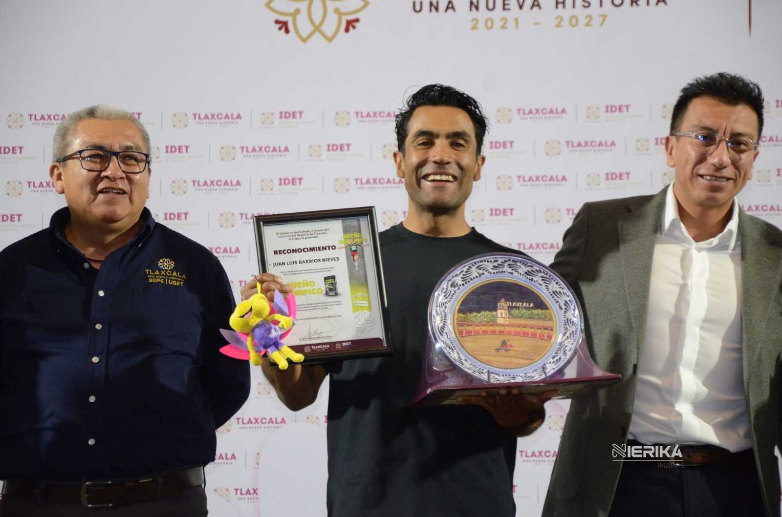 INSPIRA JUAN LUIS BARRIOS A ATLETAS TLAXCALTECAS CON EXPERIENCIA OLÍMPICA