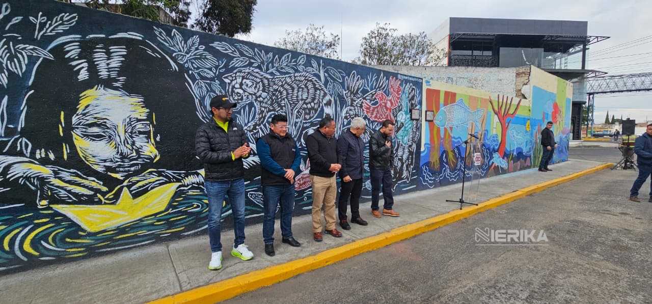 MURALES CONVIERTEN AL ZAHUAPAN EN MEMORIA VIVA Y LLAMAN AL CUIDADO COLECTIVO DEL AGUA