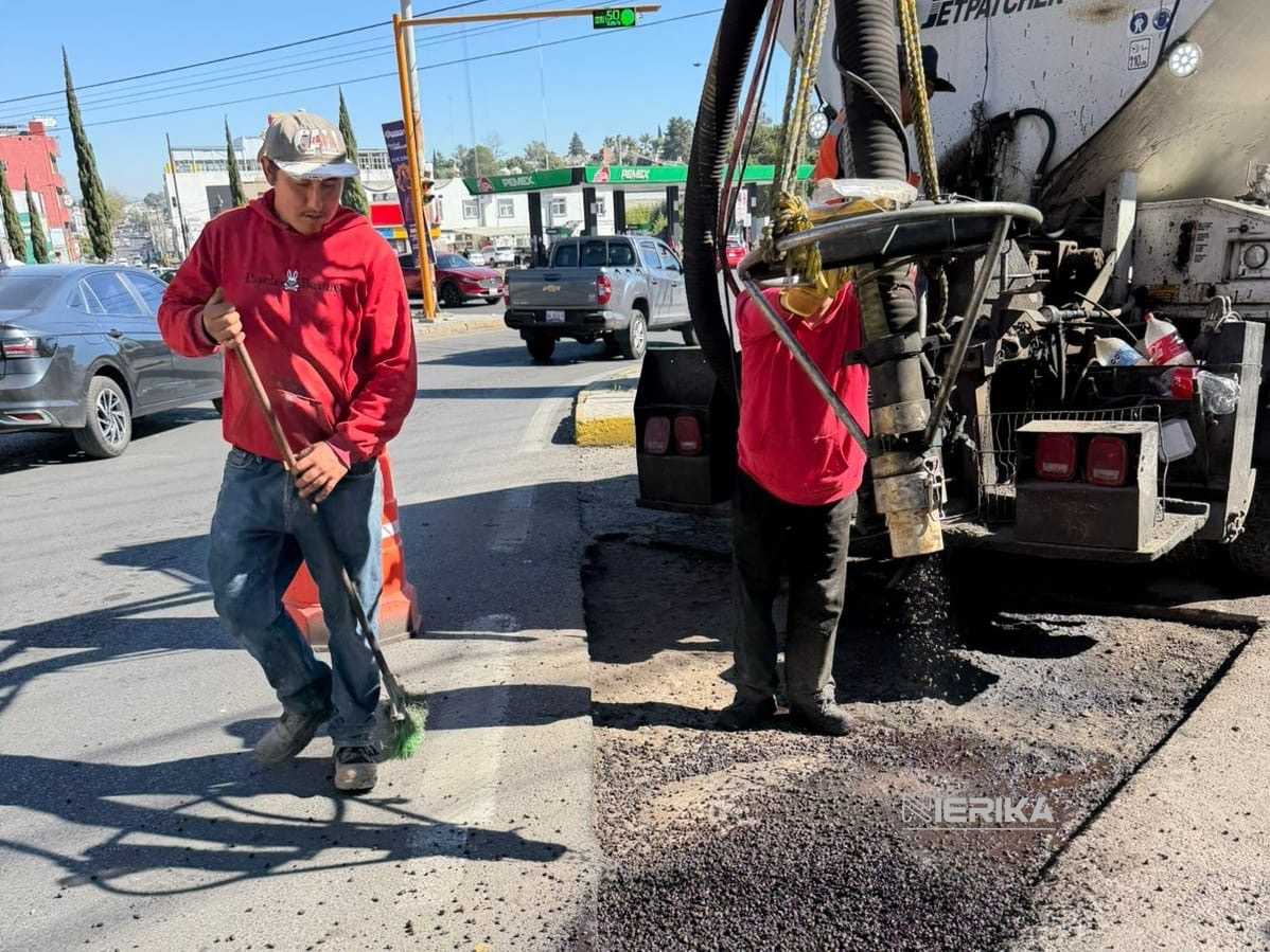 EL GOBIERNO DE ALFONSO SÁNCHEZ GARCÍA ARRANCÓ EL 2026 CON NUEVAS ACCIONES DE BACHEO
