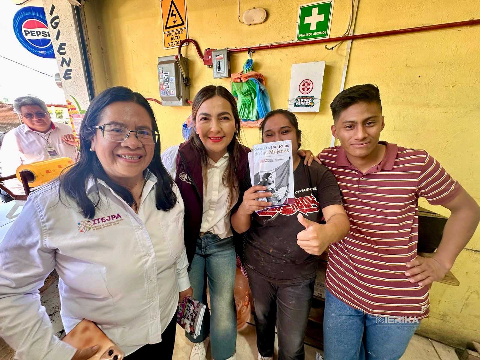 SECRETARÍA DE LAS MUJERES ACERCA SERVICIOS INTEGRALES A TLAXCALTECAS DE LA CAPITAL CON «BRIGADA CONTRA LA VIOLENCIA»