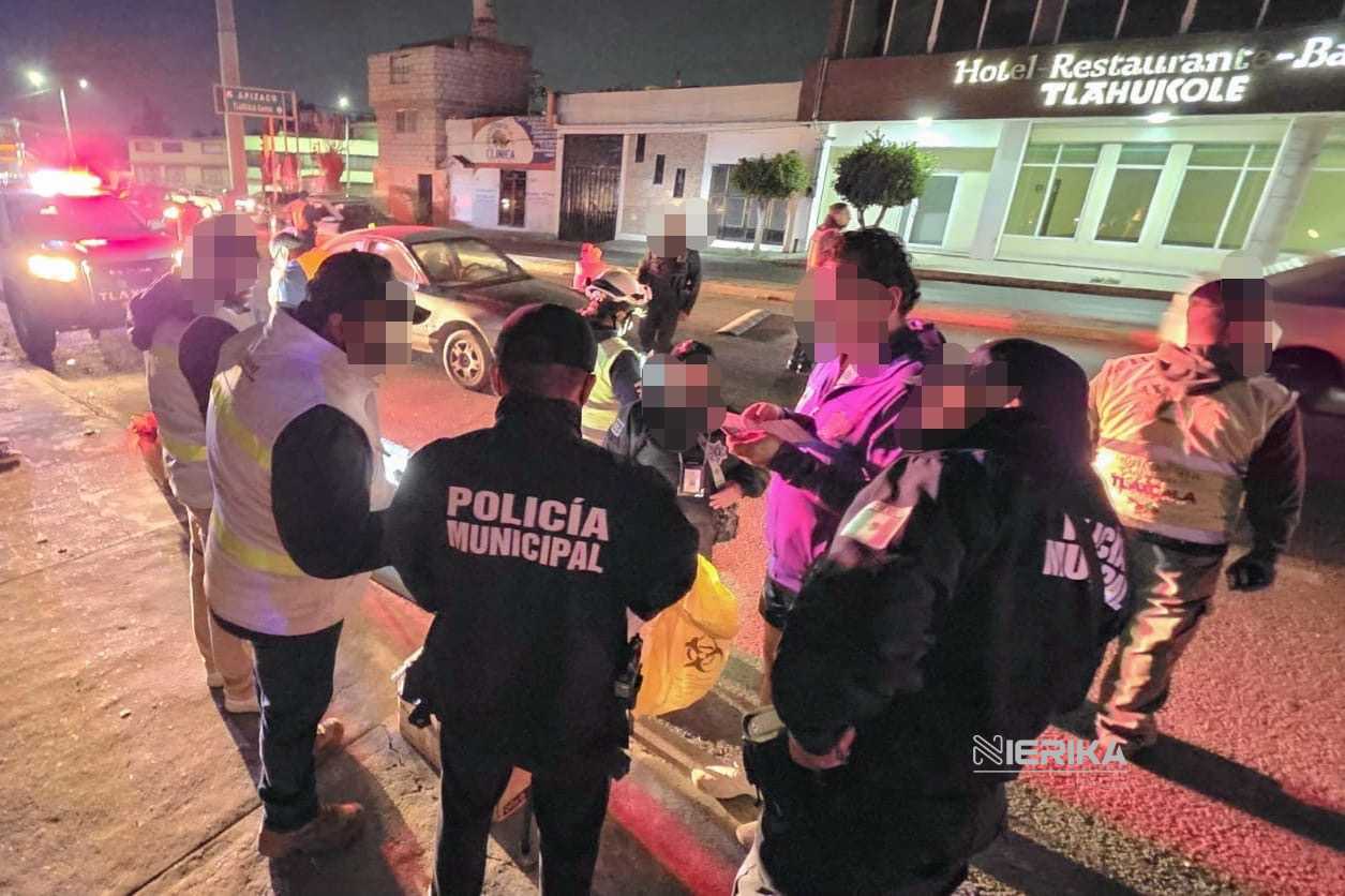 GOBIERNO MUNICIPAL DE TLAXCALA DESPLEGÓ OPERATIVO DE ALCOHOLIMETRÍA PARA REDUCIR ACCIDENTES VIALES