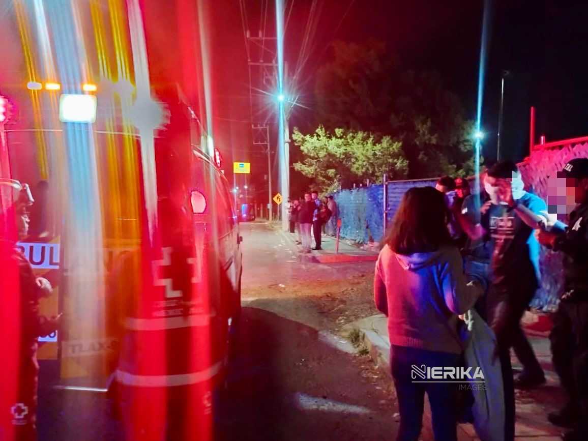 POLICÍA MUNICIPAL DE TLAXCALA DETIENE A SUJETO SEÑALADO COMO PRESUNTO AGRESOR DE UN MASCULINO EN LA ZONA DE LA VIRGEN