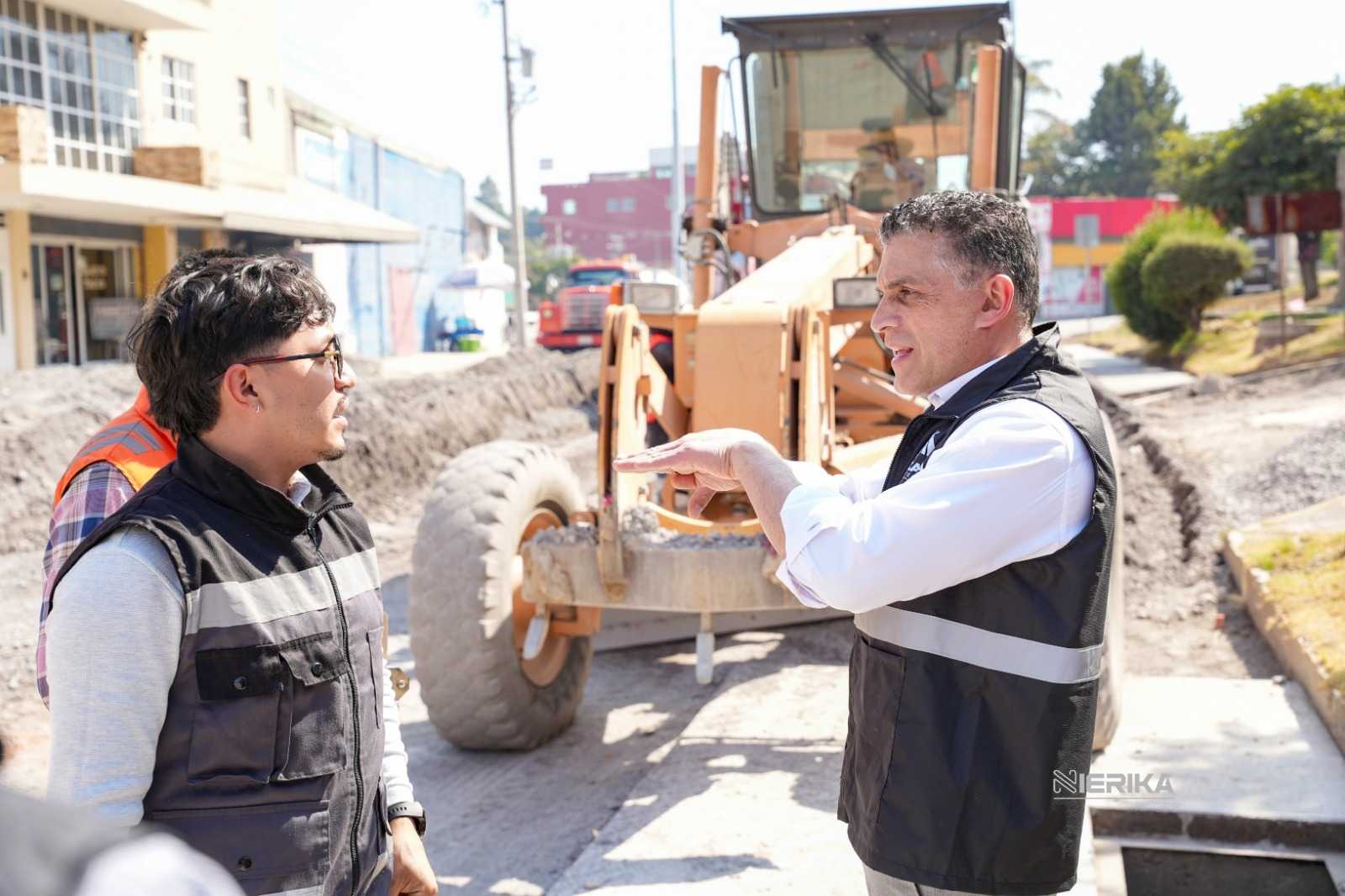 CONSTATA ALFONSO SÁNCHEZ GARCÍA AVANCES EN EL BULEVAR DEL MAESTRO Y OCOTELULCO