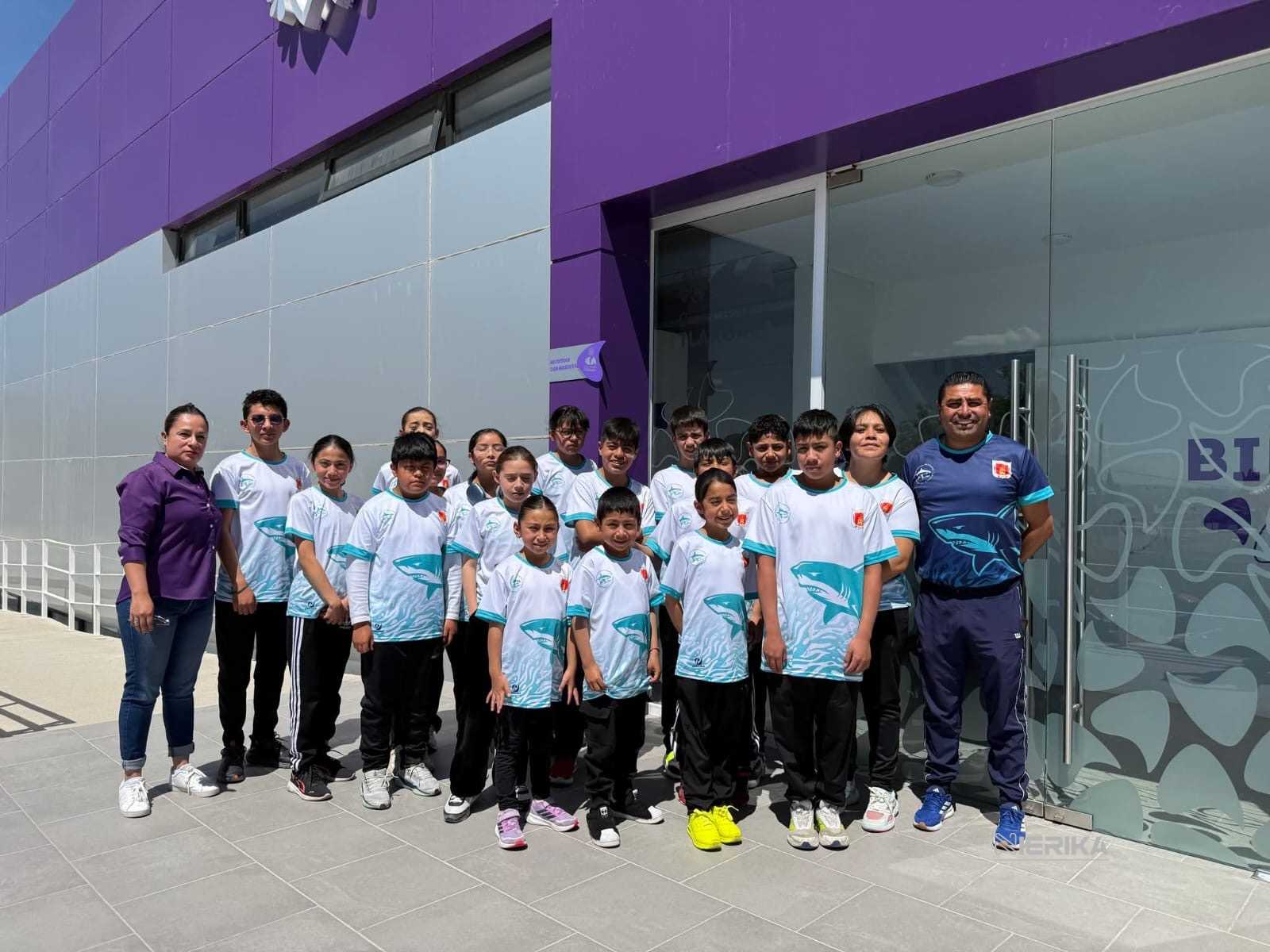 CON RESPALDO DEL AYUNTAMIENTO DE TLAXCALA, LA ACADEMIA MUNICIPAL DE NATACIÓN PARTICIPÓ EN SELECTIVO RUMBO A LA OLIMPIADA NACIONAL