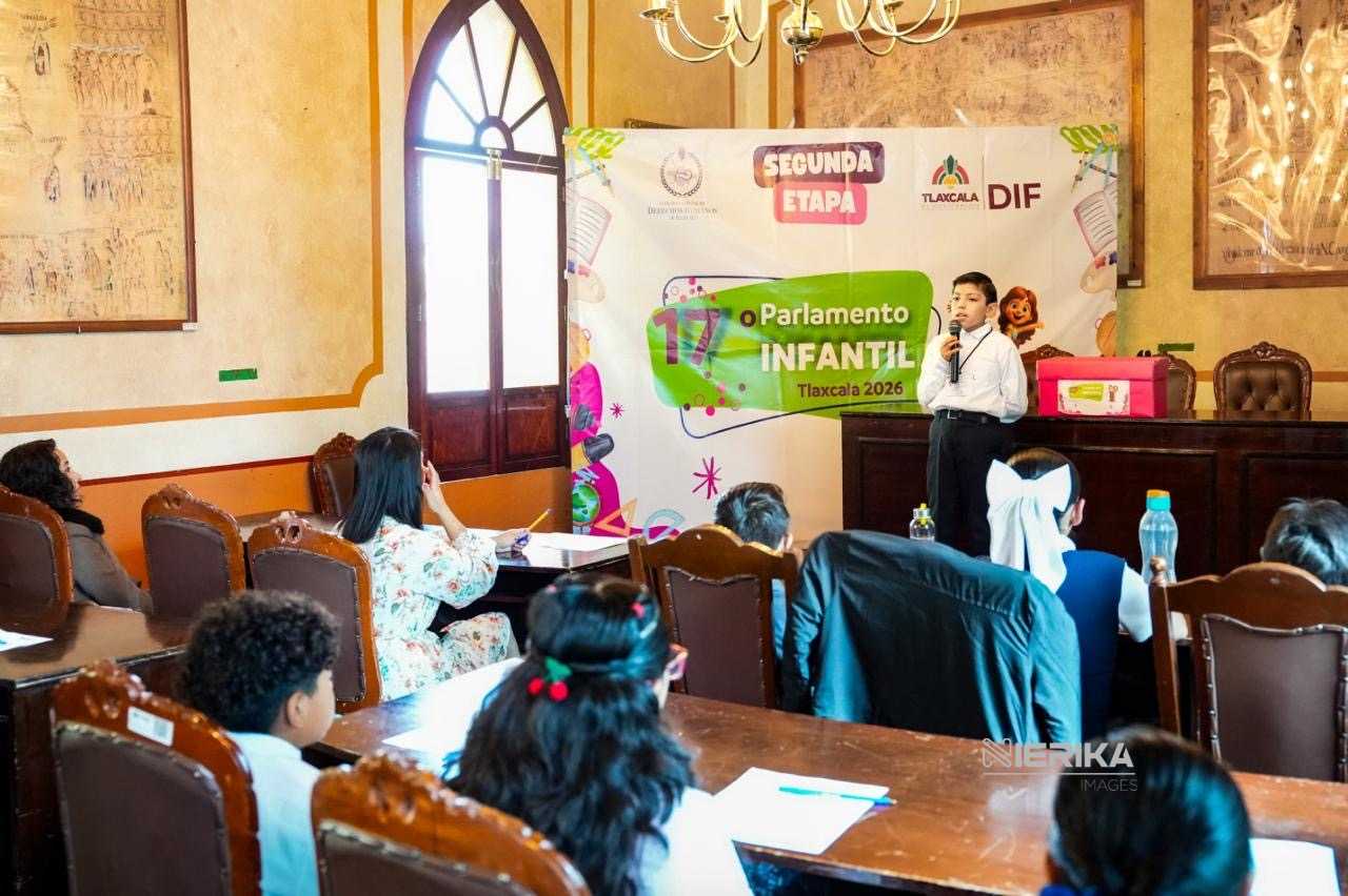AYUNTAMIENTO DE TLAXCALA FUE SEDE DE LA SEGUNDA ETAPA DE SELECCIÓN DEL PARLAMENTO INFANTIL 2026